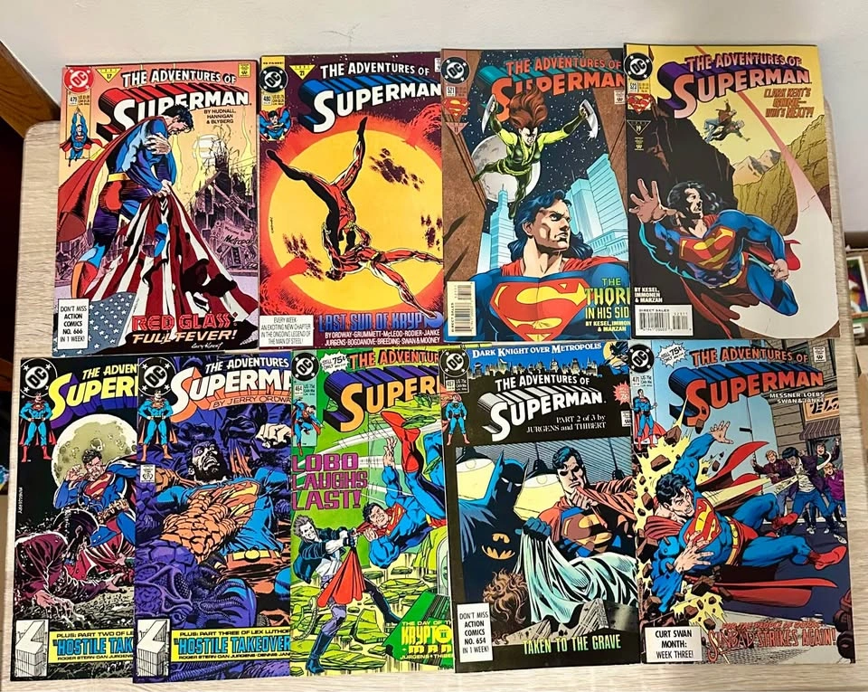 Huge Lot Of Vintage DC Comics Superman Action Comics - photo 2