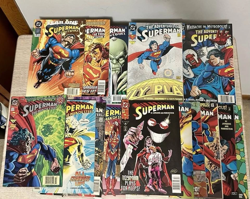 80’s/90’s DC Comic Book Lot Superman Superboy - photo 2