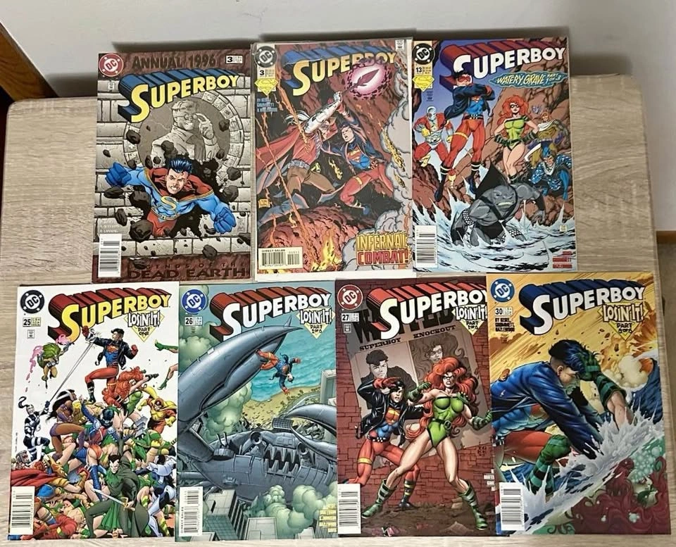 80’s/90’s DC Comic Book Lot Superman Superboy - photo 3