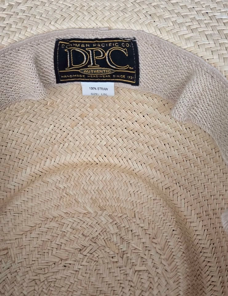 Fedora - 100% Straw. Large/XLarge. EUC. - photo 4