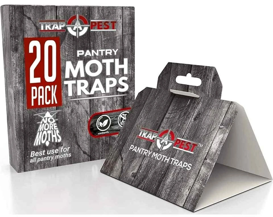 20 Pack Pantry Moth Traps - Safe & Effective