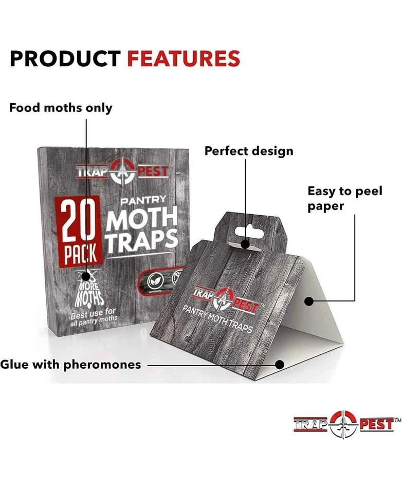 20 Pack Pantry Moth Traps - Safe & Effective - photo 4