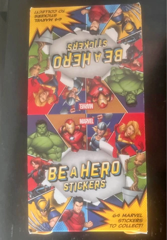 NEW Be a SuperHero 500 Stickers and 2 Sticker Album Books