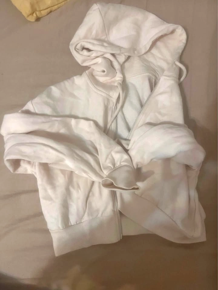 White Crop Sweater