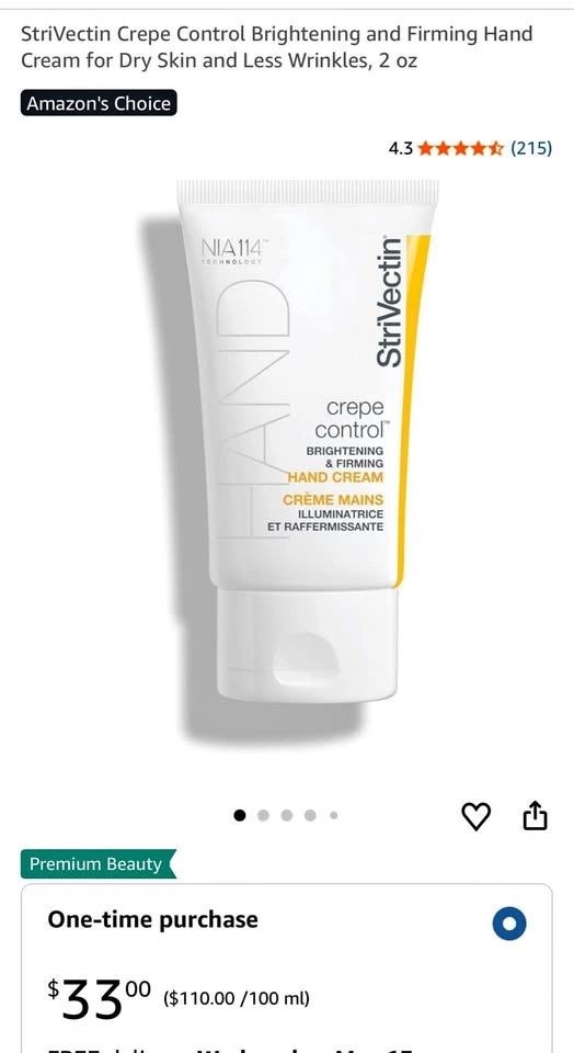 StriVectin Brighting and Firming Hand Cream