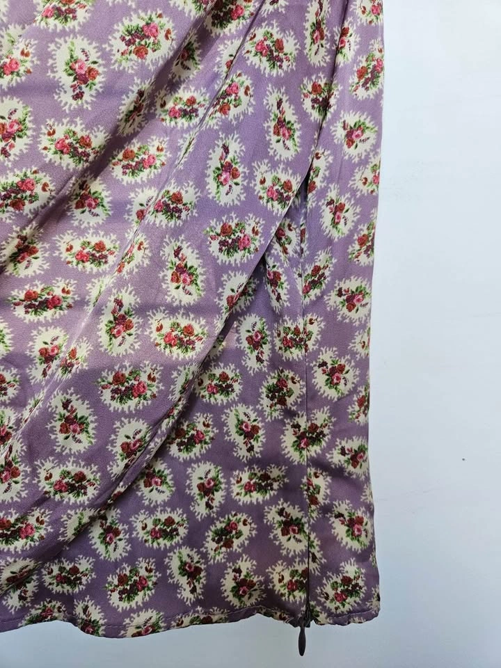 Women's Silk Blouse Size L with Side Zipper - photo 5