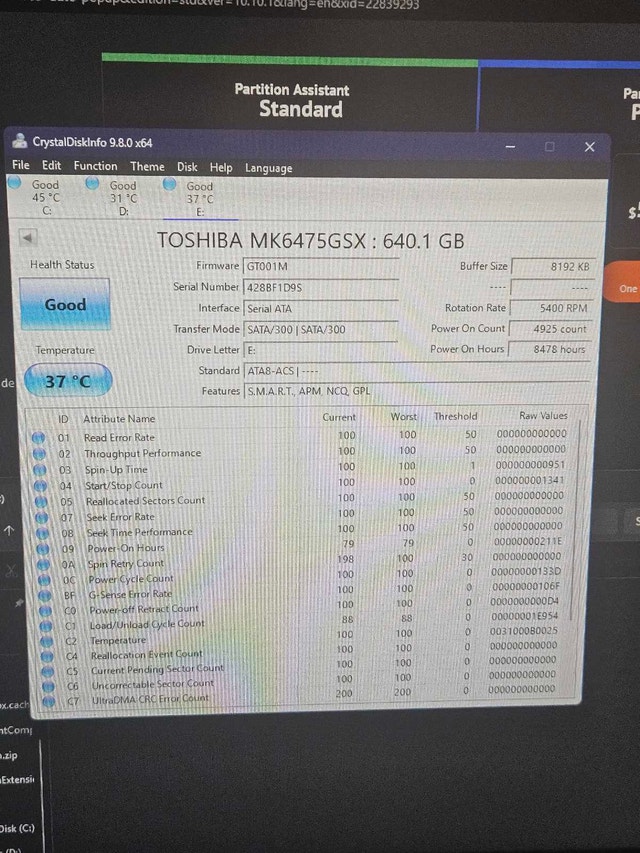 Toshiba 640 GB HDD - photo 3