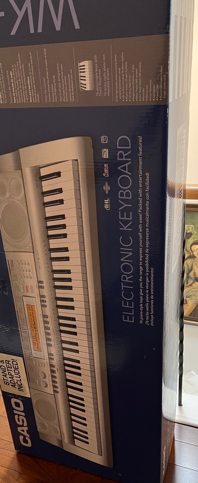 Casio WK-200 Electronic Keyboard - photo 3