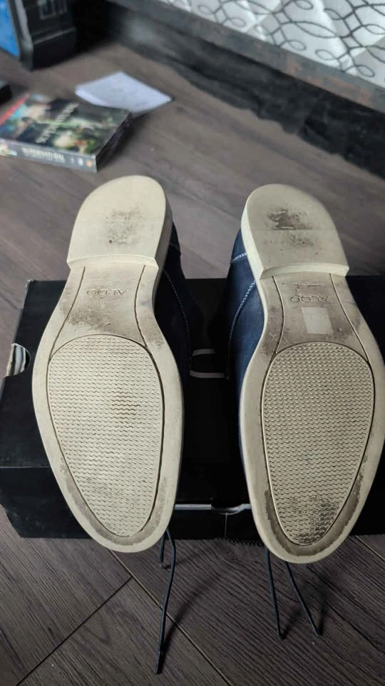 Aldo Blue Suede Dress Shoes - photo 3