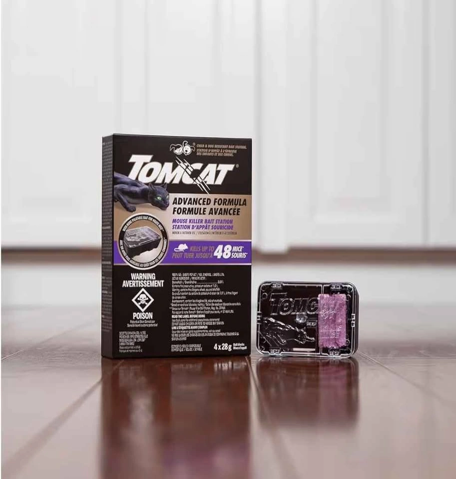 Tomcat Mouse Killer Bait Station Advanced Formula 4 x 28g - photo 3