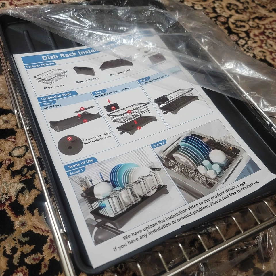 In-Sink Dish Drying Rack (Brand New - Open Box) - photo 2