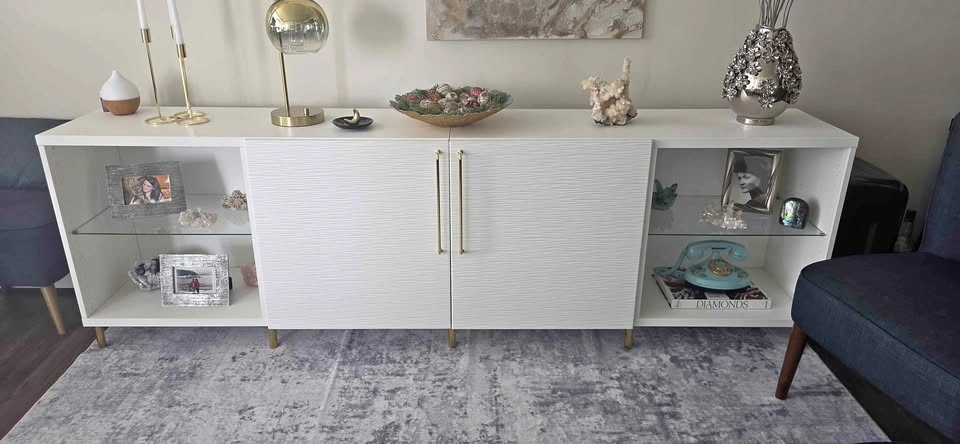 Large white sideboard or credenza
