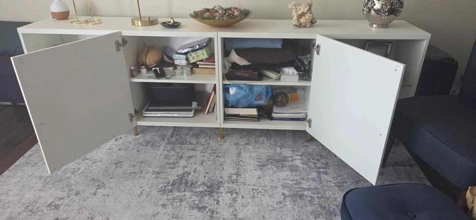Large white sideboard or credenza - photo 3