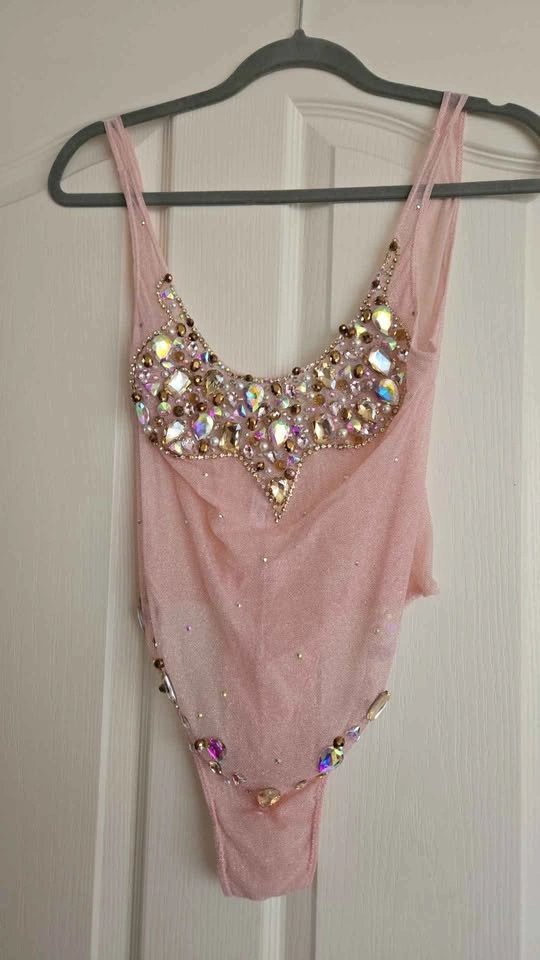 Bodysuit Bathing Suit with Jewels - Large - photo 4