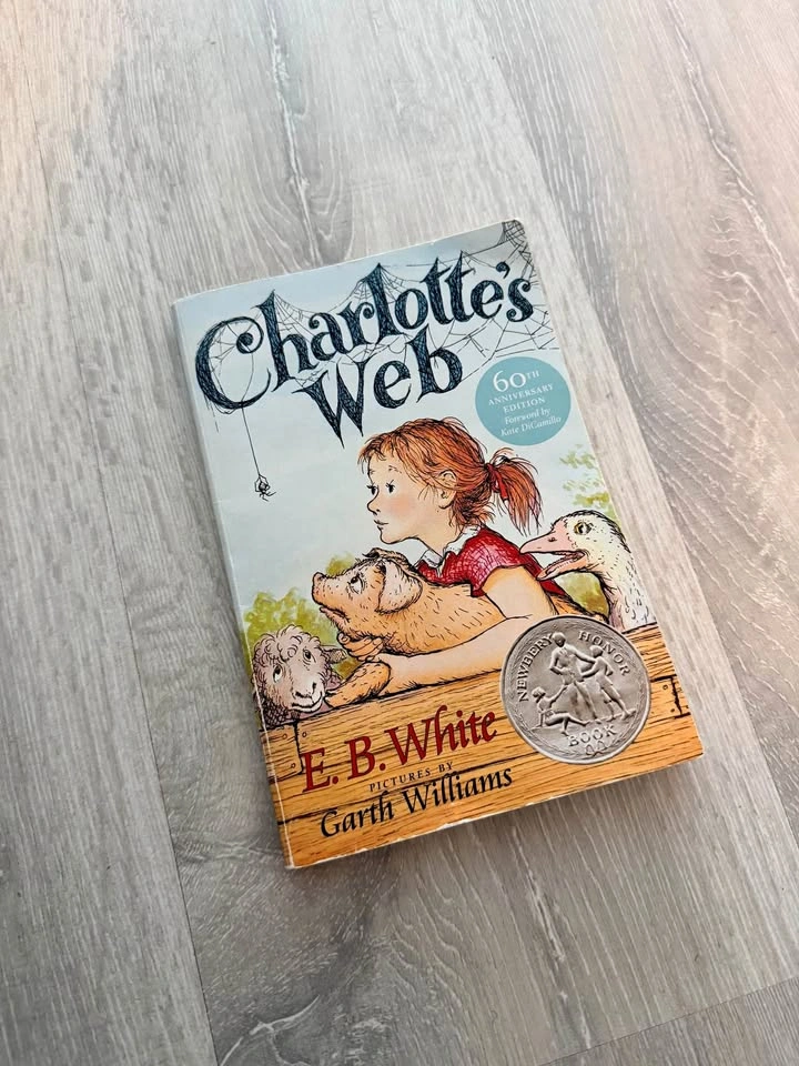 Charlotte's Web Paperback Book E.B. White 60th Anniversary Editi