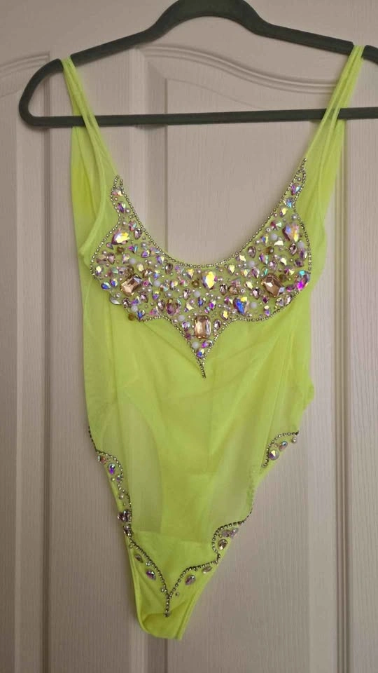 Bodysuit Bathing Suit with Jewels - Large - photo 3