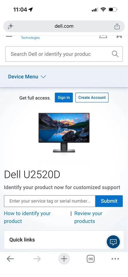 Dell UltraSharp U2520D 25-inch QHD Monitor - photo 2