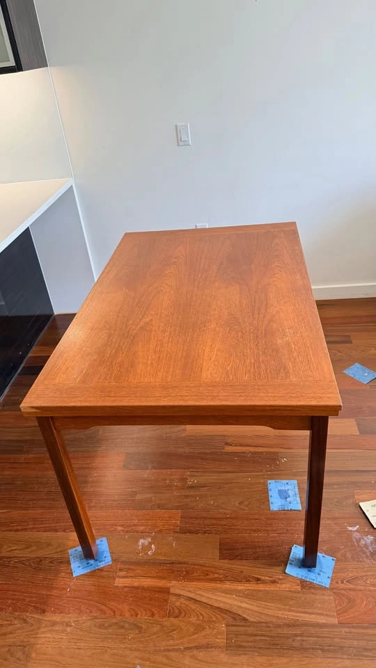 Danish Teak Extendable Dining Table + 4 Chairs - photo 4