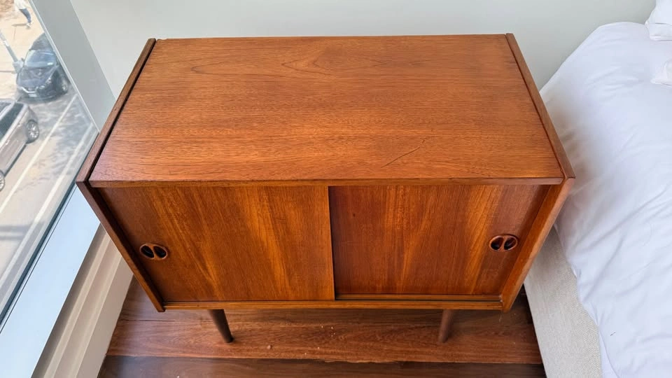 Danish Mid-Century Modern Teak Cabinet - photo 4