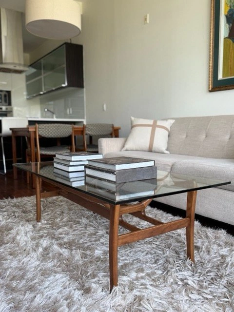 Danish MCM Walnut Coffee Table Attributed to Sven Ellekaer - photo 4