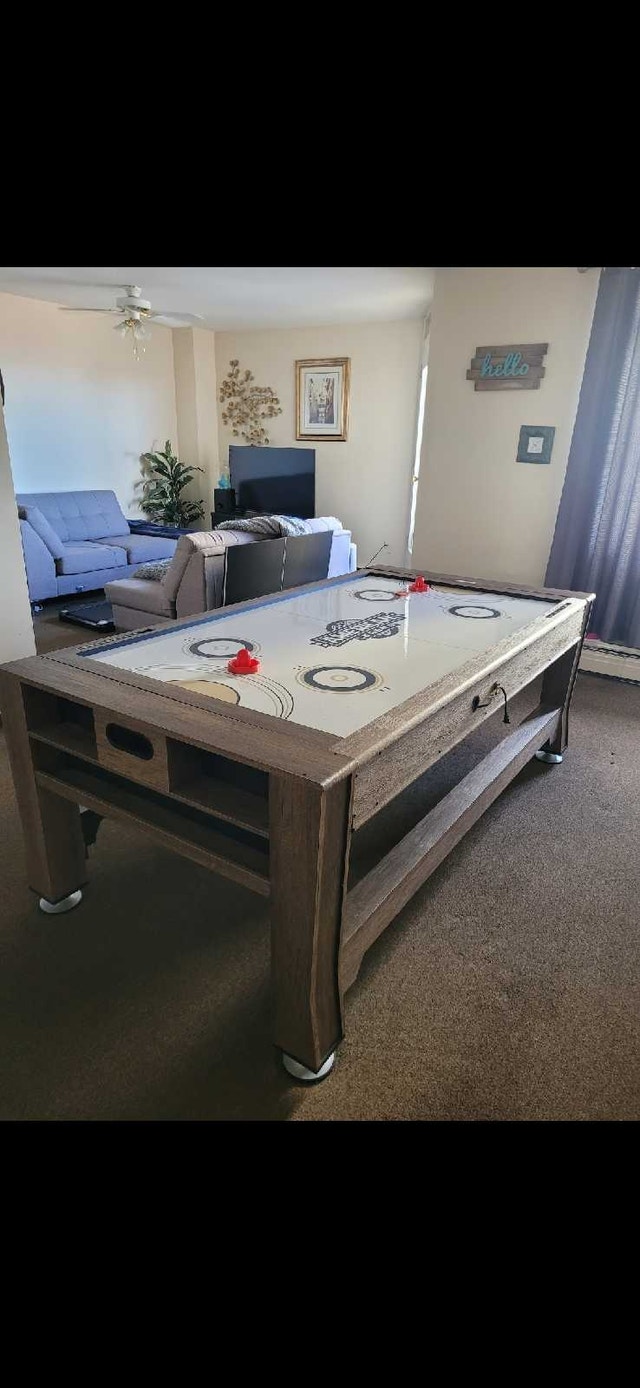 3-in-1 Air Hockey, TT, Pool Table