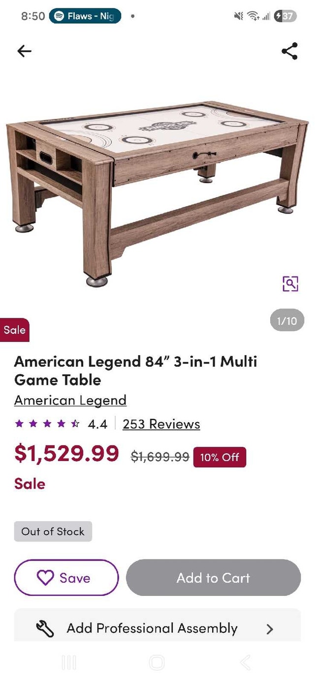 3-in-1 Air Hockey, TT, Pool Table - photo 5
