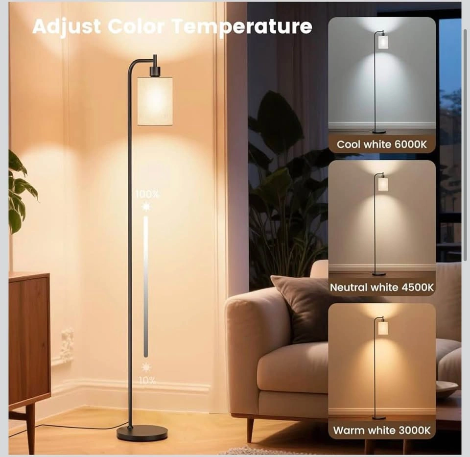 SIBRILLE Floor Lamp with Linen Shade - photo 2