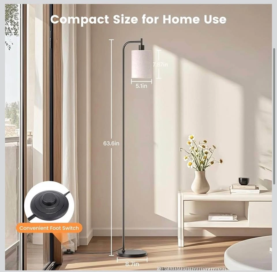 SIBRILLE Floor Lamp with Linen Shade - photo 4