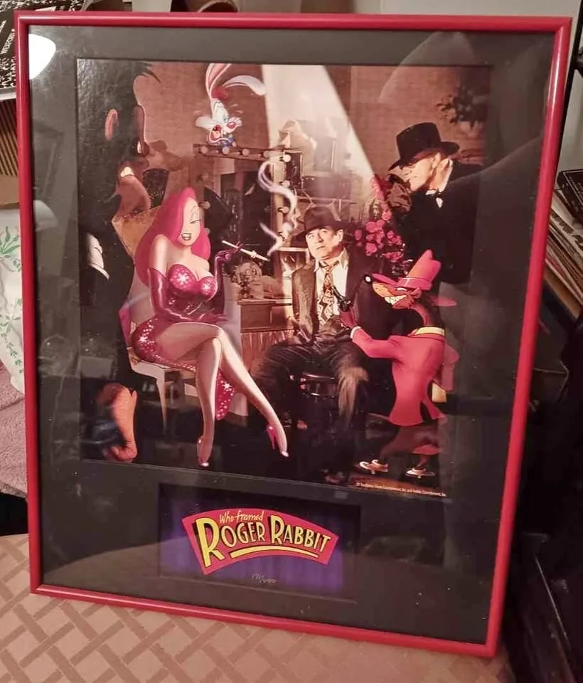 Who Framed Roger Rabbit Lithograph