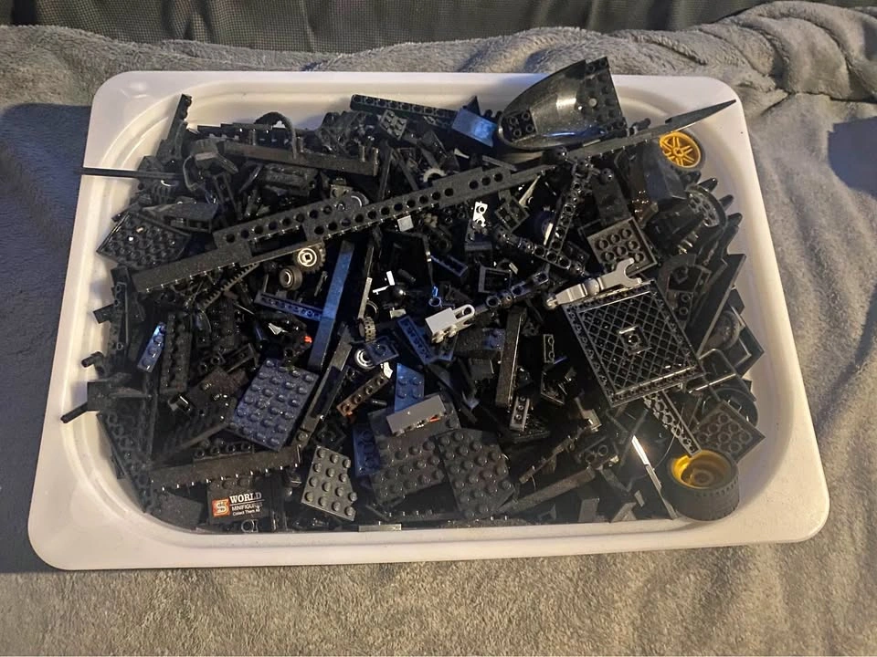 Black Lego Bulk
