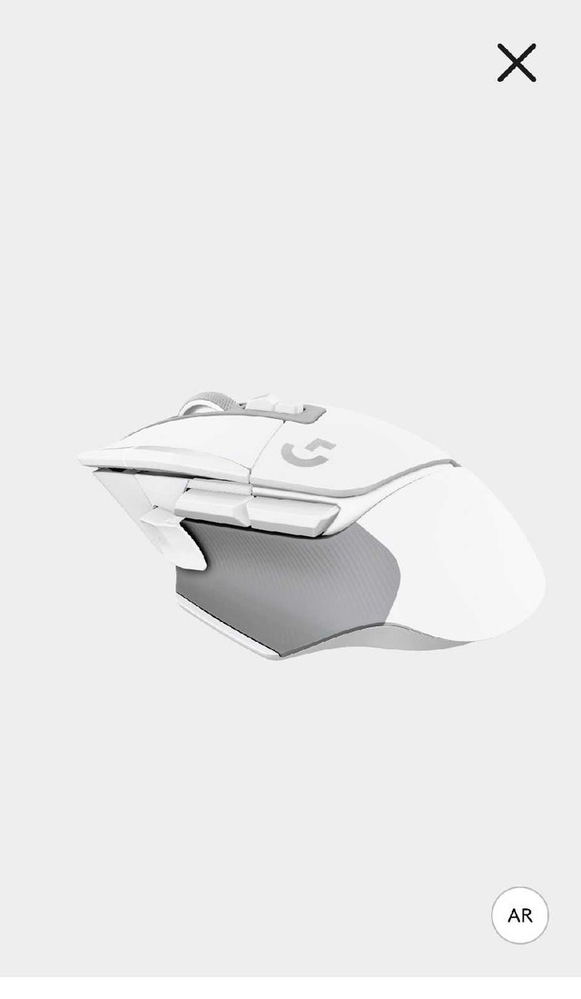 Logitech G502x Lightspeed Wireless Gaming Mouse - White - photo 2