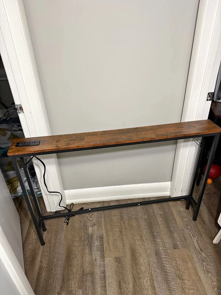 Brand New Console Table with Charging Station