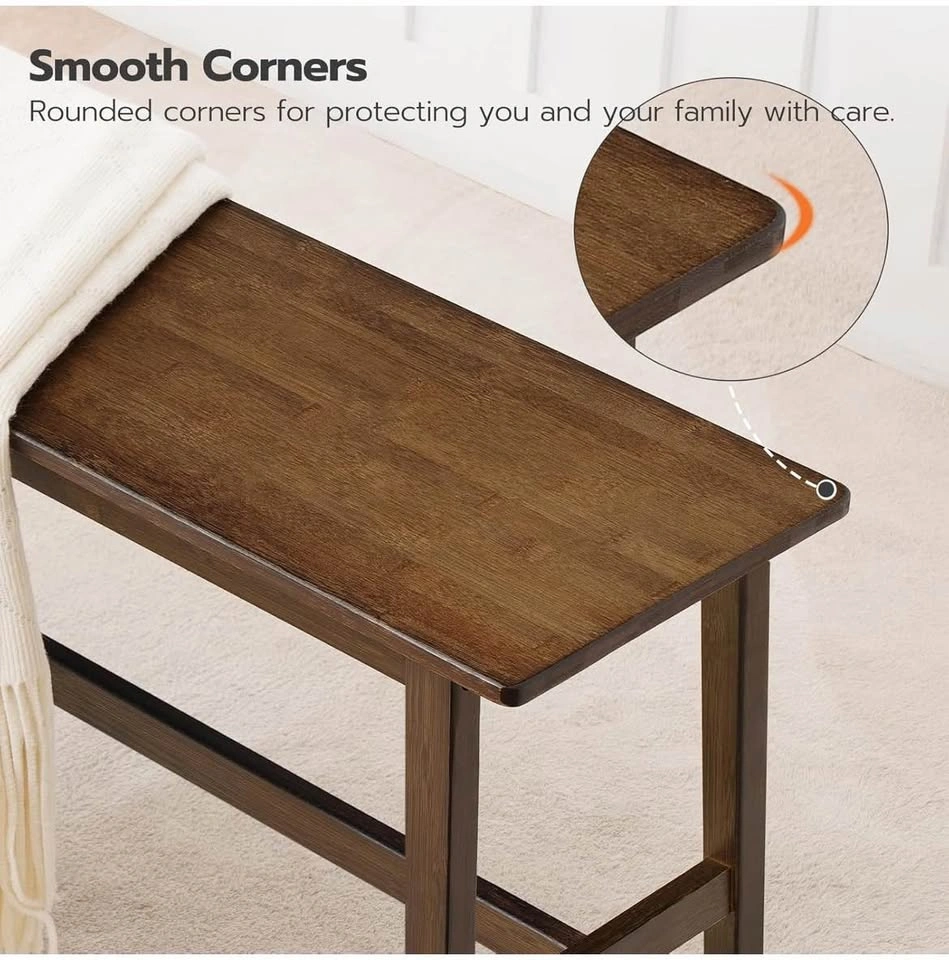 100cm Bamboo Dining Bench - Mocha - photo 3