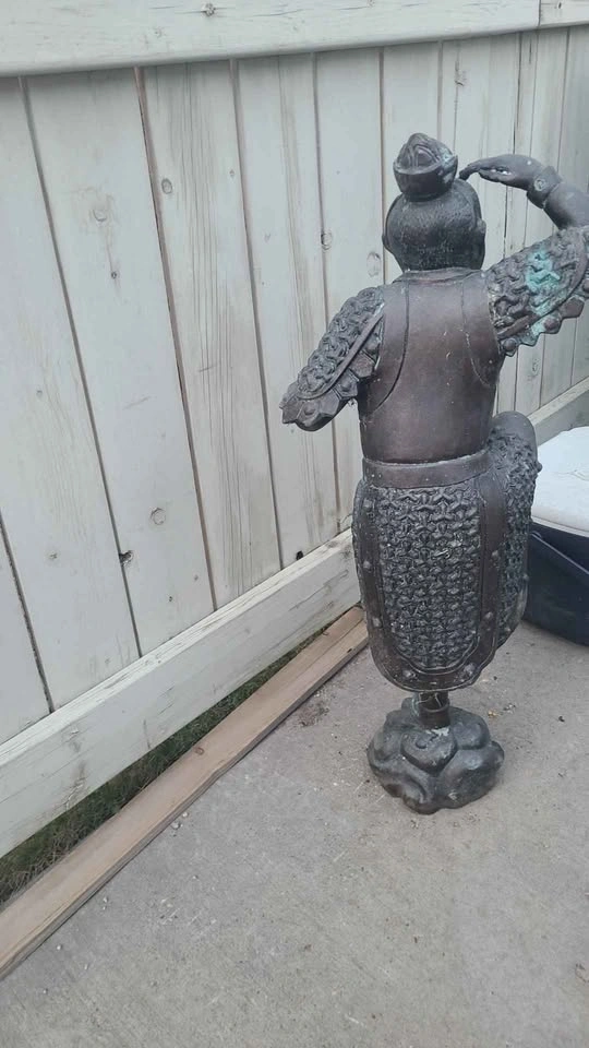 Vintage Bronze Monkey King Sun Wukong Statue - photo 3