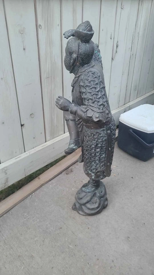Vintage Bronze Monkey King Sun Wukong Statue - photo 4