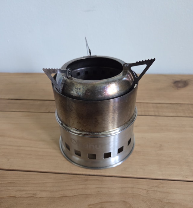 Ohuhu Stainless Steel Wood Twig Portable Camping Stove - photo 4