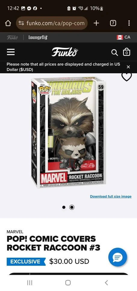 FUNKO Pop! Comic Covers Rocket Raccoon #3 - photo 2