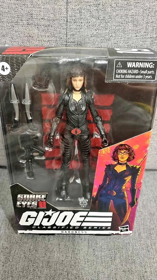 G.I. Joe Classified Snake Eyes & Baroness Figures