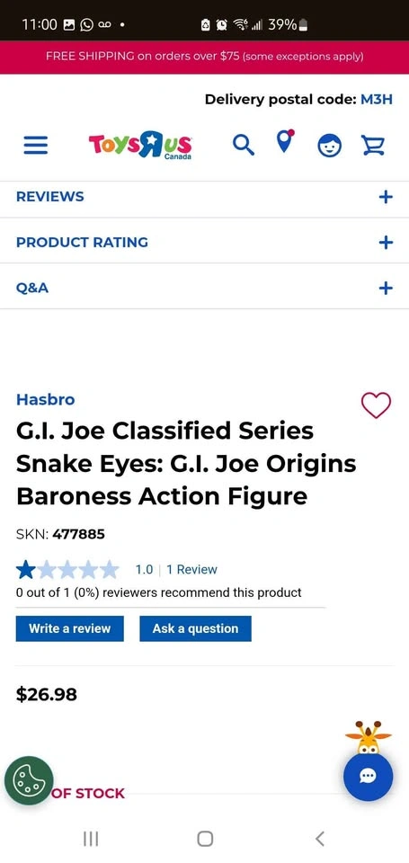 G.I. Joe Classified Snake Eyes & Baroness Figures - photo 2