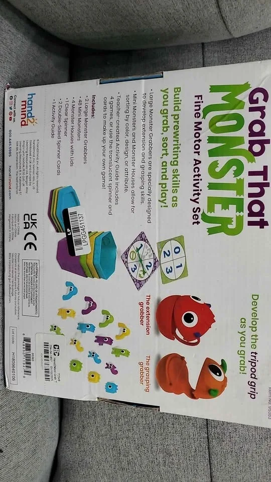 Grab That Monster Fine Motor Skills Game - photo 3