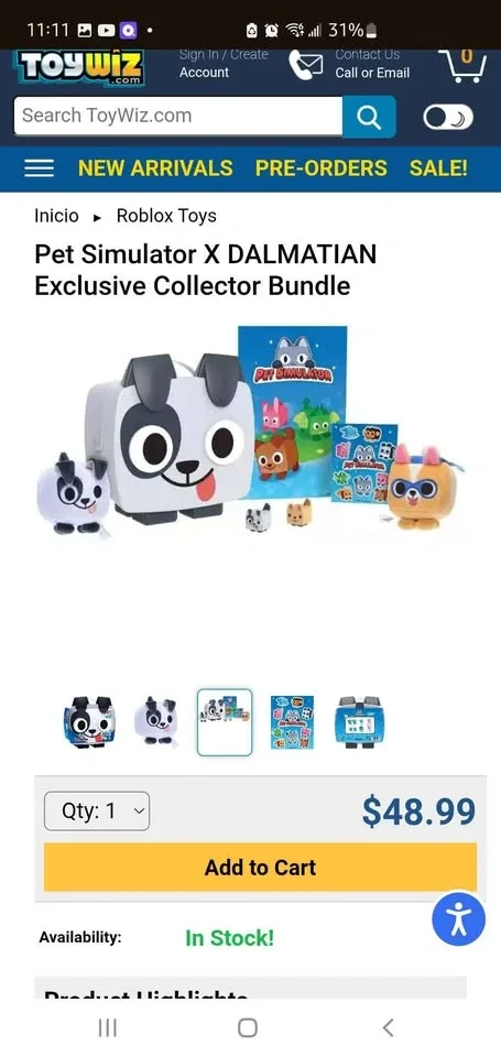 Pet Simulator X DALMATIAN Exclusive Collector Bundle - photo 2