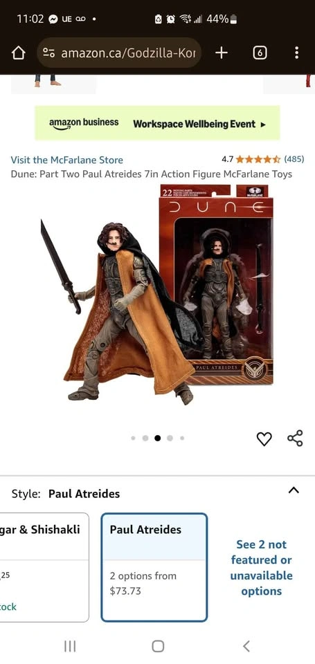 Dune: Part Two Paul Atreides 7in Action Figure - photo 3