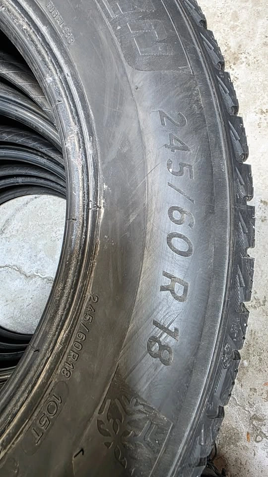 245/60/18 Michelin Winter Tires - photo 3