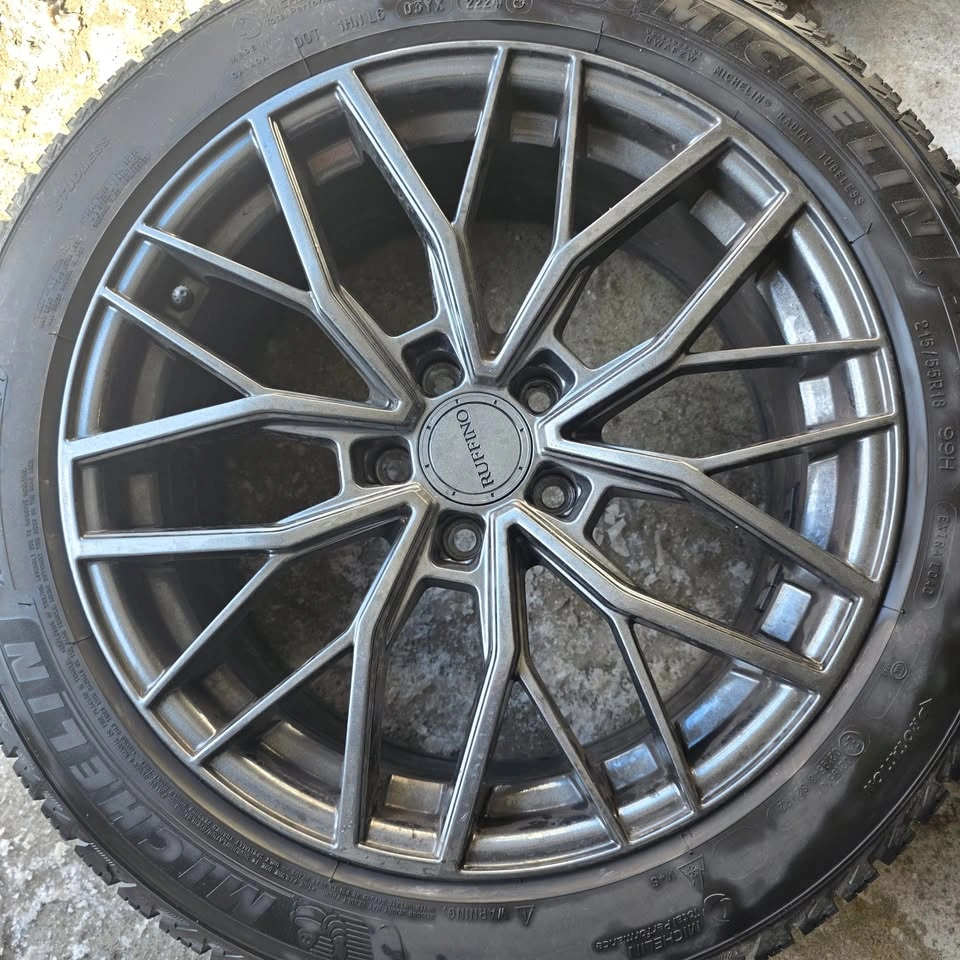 215/55/18 Michelin Winter Tires w/ Ruffino Rims & TPMS - photo 3