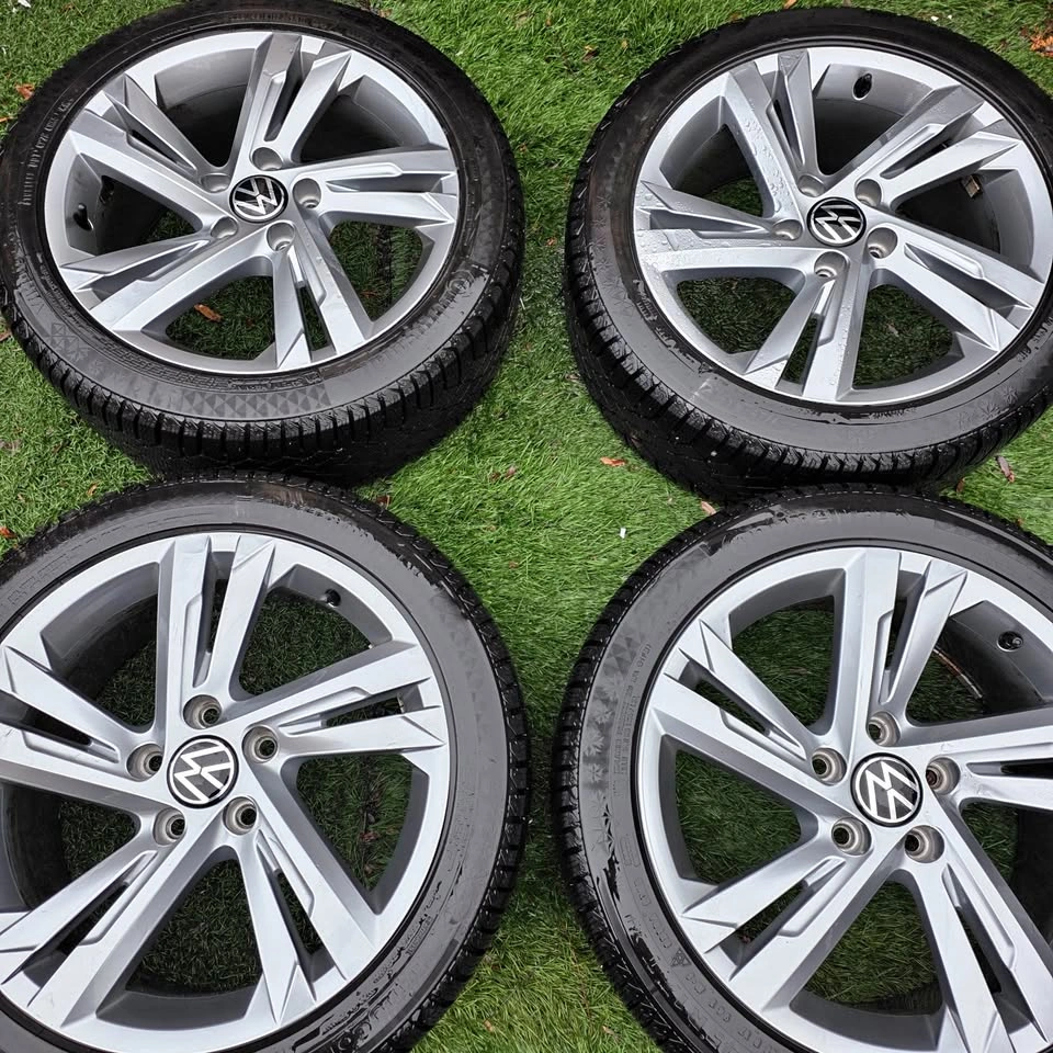 225/45/17 Continental Winter Tires w/ VW OEM Rims