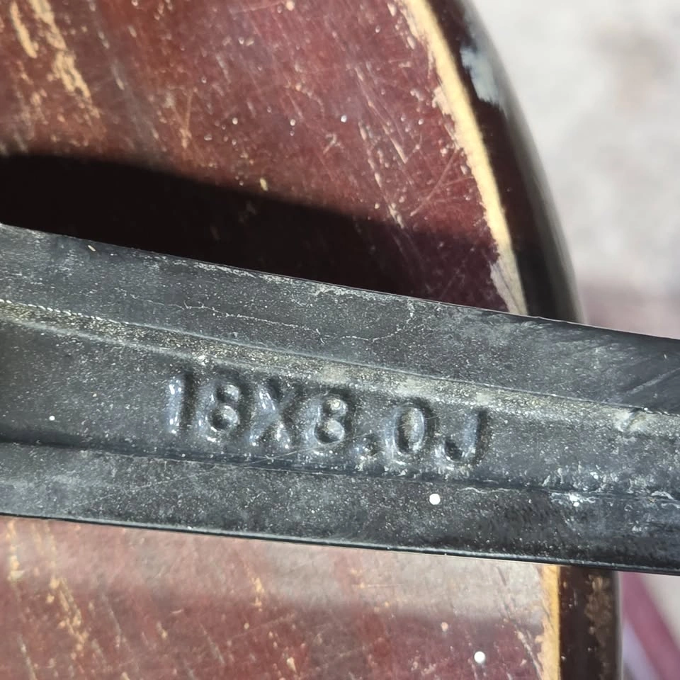 2 Black Alloy Rims - Like New - photo 4