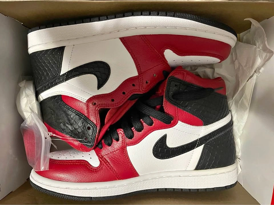 Air Jordan 1 High Satin Snake