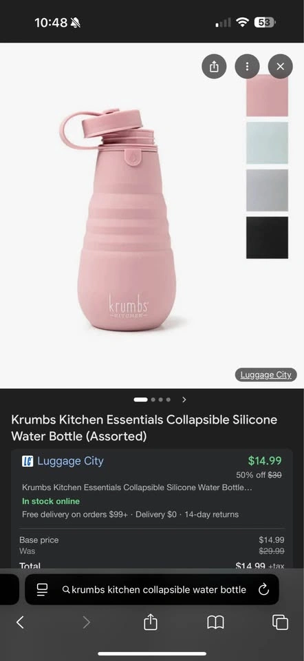 Collapsible Water Bottle - photo 2