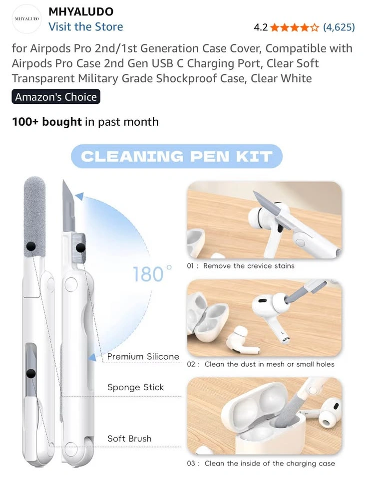 Airpods Pro 2nd/1st Gen Case Cover - photo 2