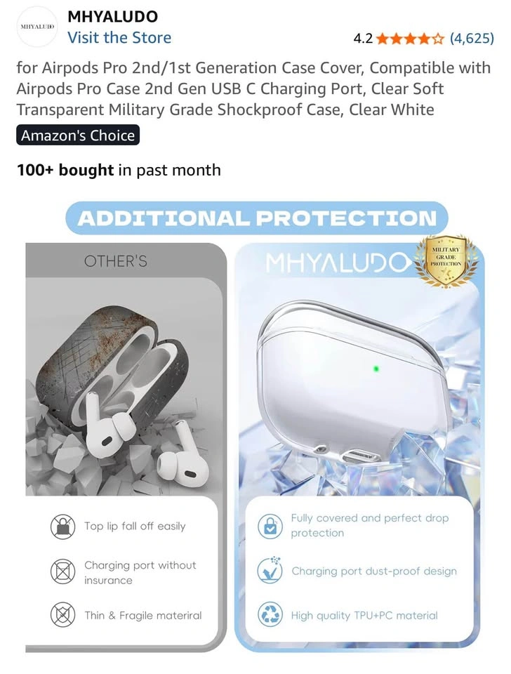 Airpods Pro 2nd/1st Gen Case Cover - photo 4